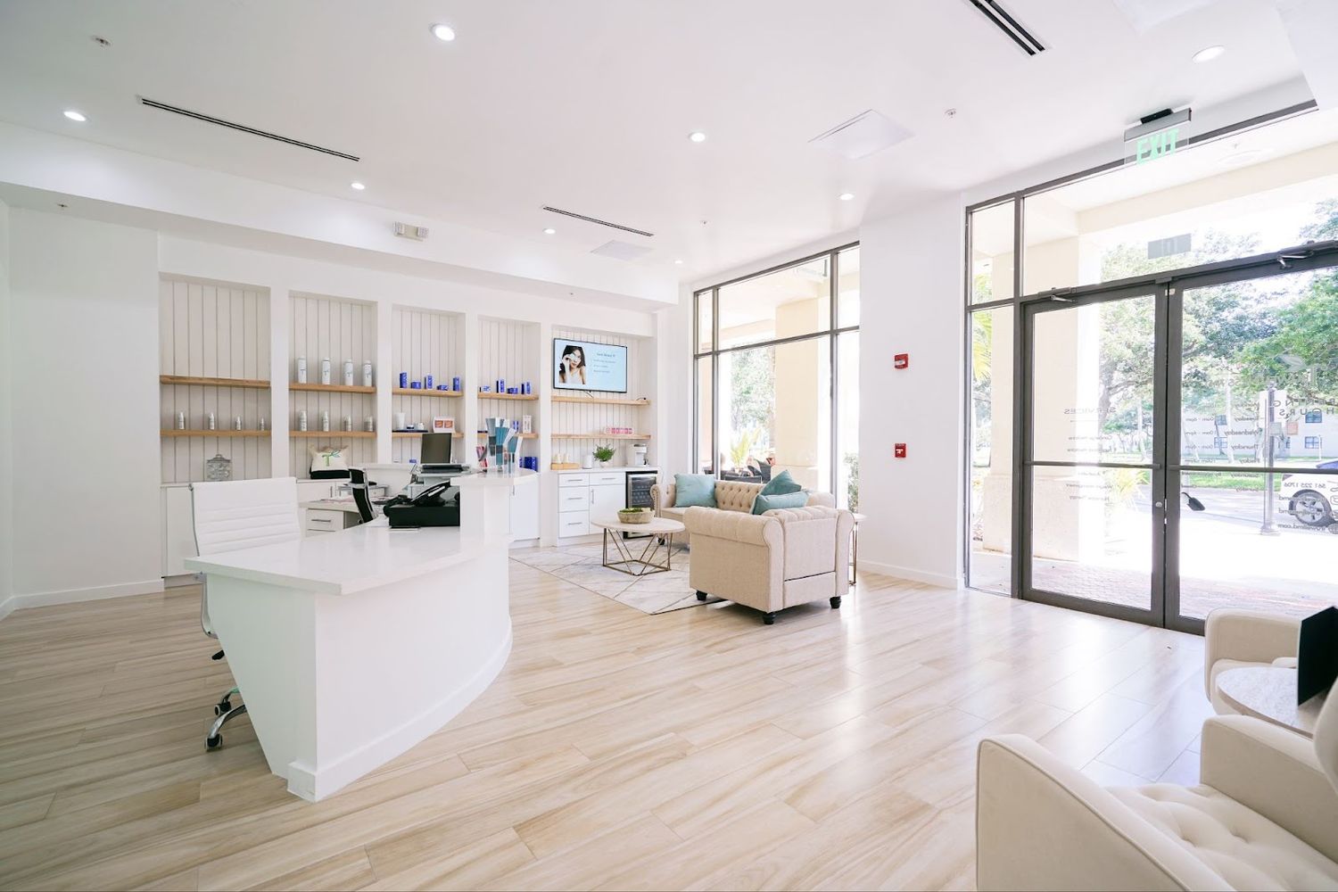 jupiter Allura Medspa + Wellness reception area