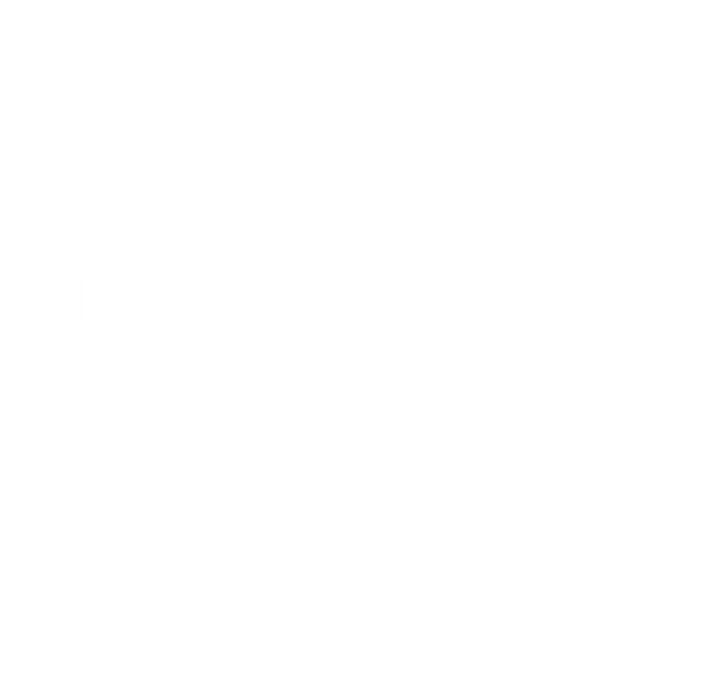 Stylized face with closed eyes and sparkles.